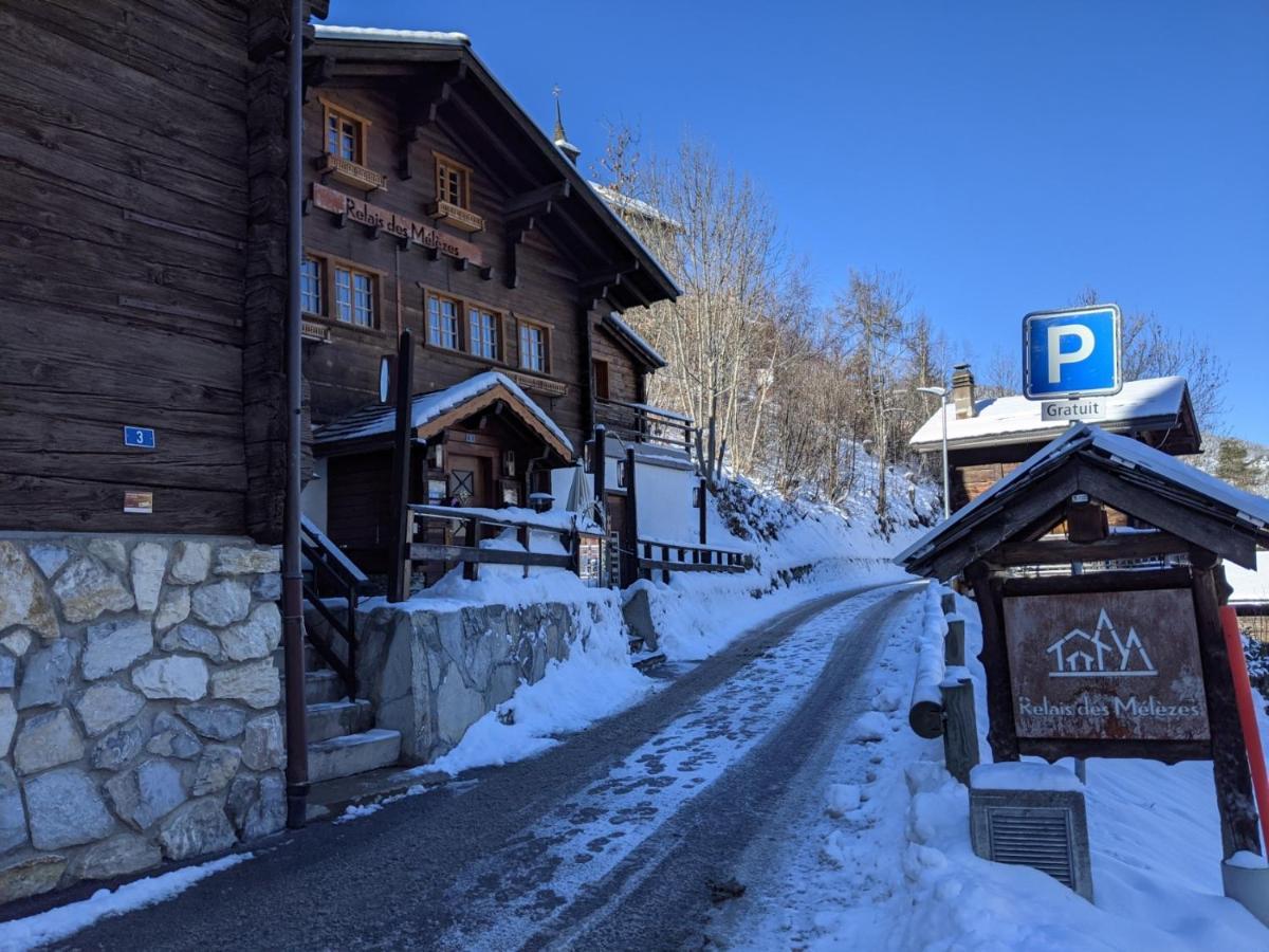 Hotel Relais des Mélèzes Vissoie Exterior foto