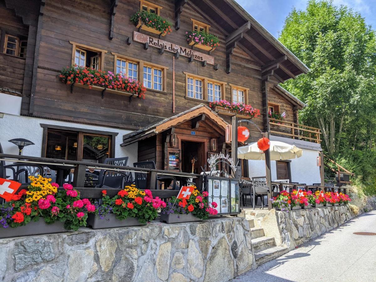 Hotel Relais des Mélèzes Vissoie Exterior foto