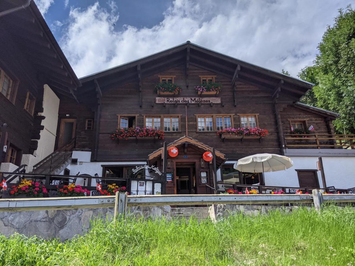 Hotel Relais des Mélèzes Vissoie Exterior foto